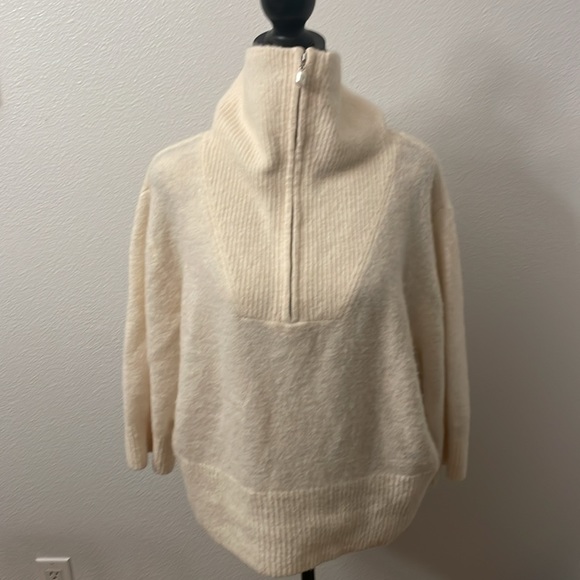 Stockholm Atelier & Other Stories Wool and Alpaca blend cream sweater - Picture 3 of 9